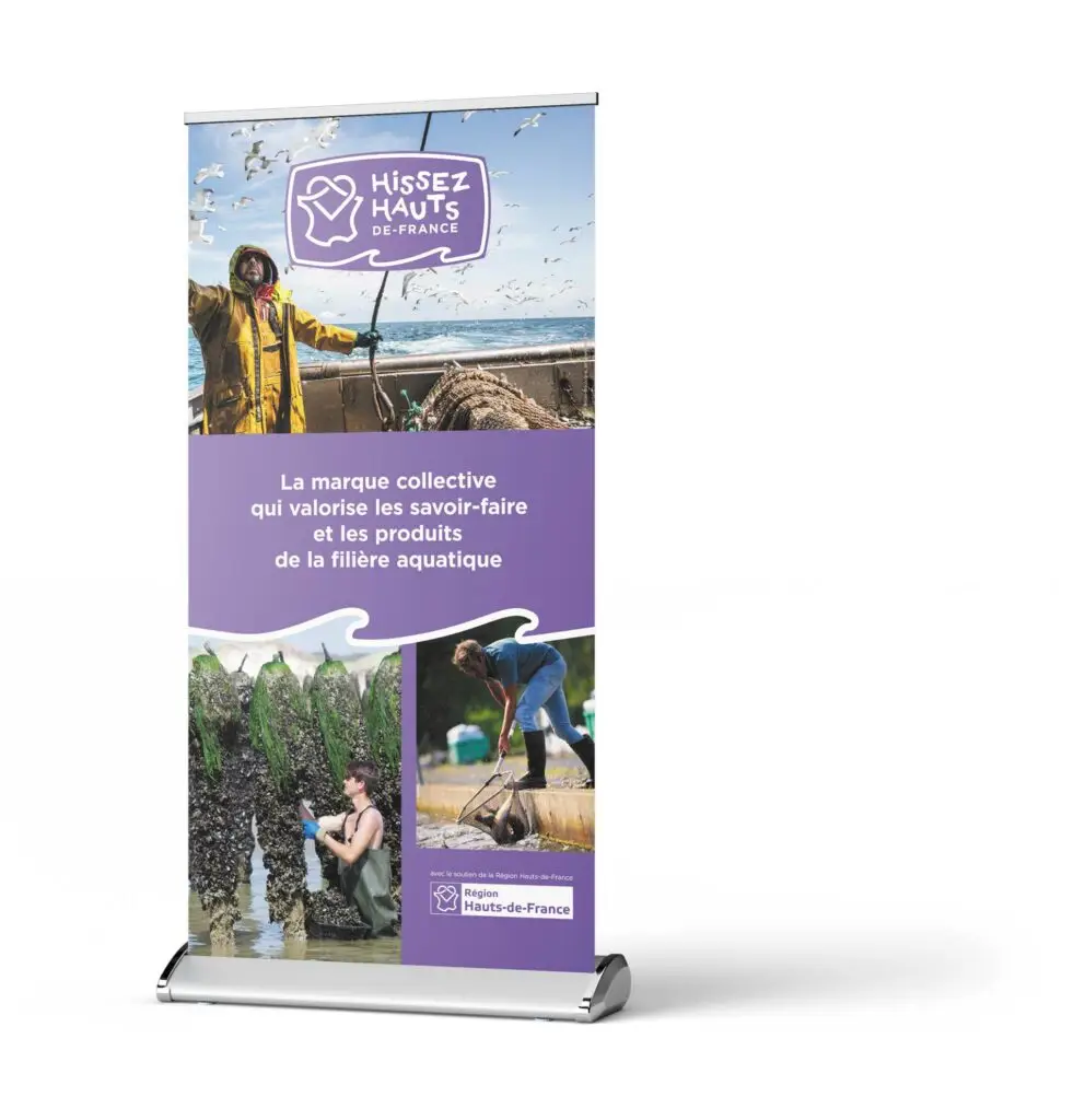 Kakemono HISSEZ HAUTS